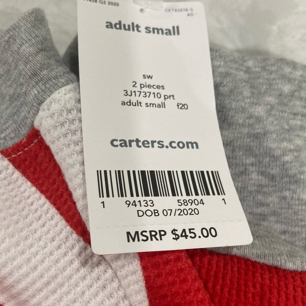 Carter’s Adult Small Christmas PJ’s - Picture 3 of 10
